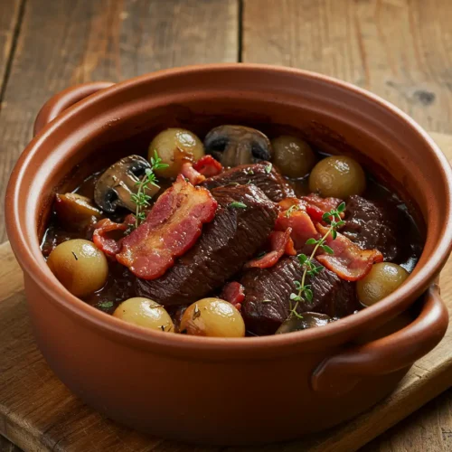 make French Beef Bourguignon