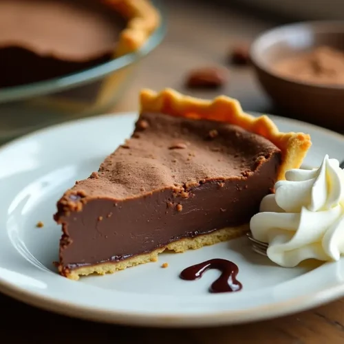 Make chocolate buttermilk pie